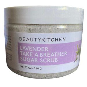 NWT Beauty Kitchen -  Lavender Take A Breather Sugar Scrub - 12 oz.